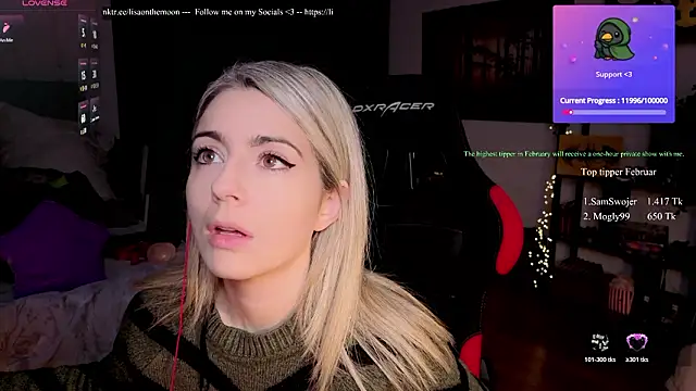 Lisaonthemoon online show from 02.07.26