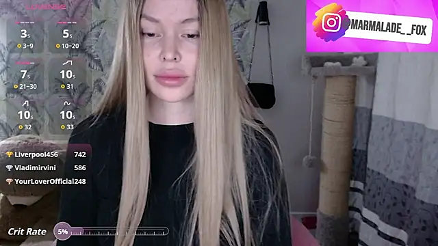 Marmalade Fox online show from 03.17.26