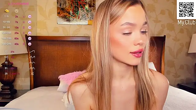 Snapshot of BlessKisss chatting on 12.24.24 BlessKisss online show from 12.24.24