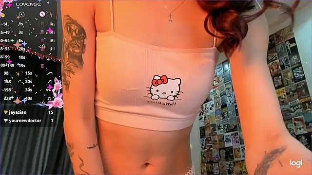 Snapshot of Lisolin chatting on 12.05.25 Lisolin online show from 12.05.25