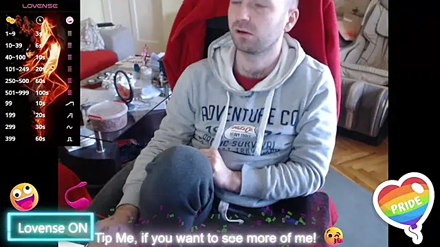 RealManHaveHairy online show from 02.21.25