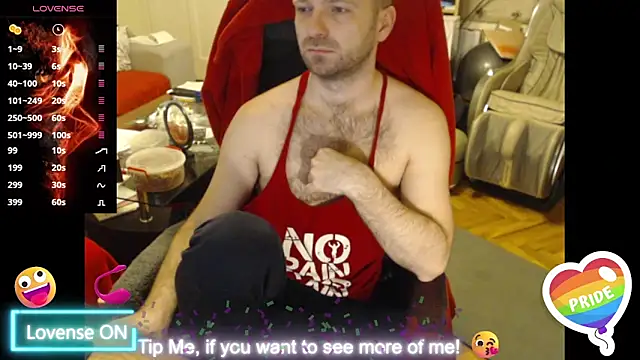 RealManHaveHairy online show from 02.23.25