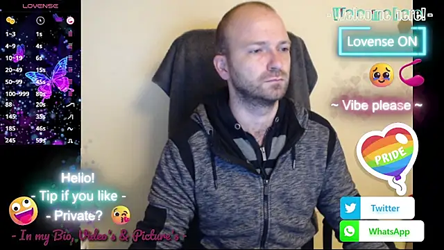 RealManHaveHairy online show from 09.26.25