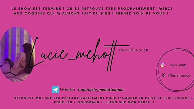 Snapshot of lucie_mehott chatting on 03.14.25 lucie mehott online show from 03.14.25