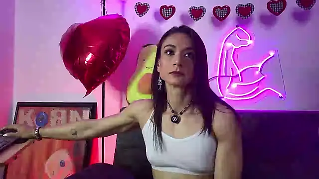 Snapshot of Katrin-1 chatting on 02.13.25 Katrin-1 online show from 02.13.25