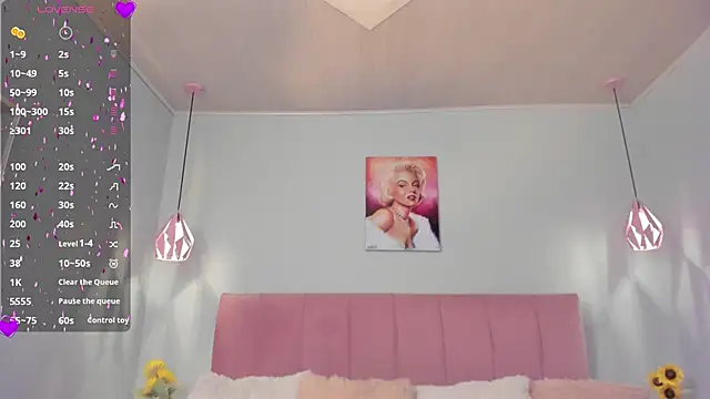 Snapshot of ScarletGV chatting on 03.13.25 ScarletGV online show from 03.13.25