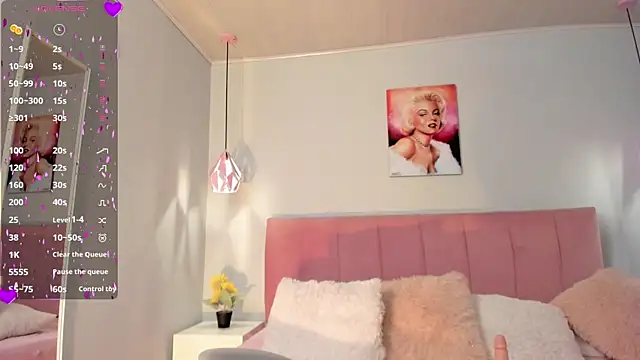 Snapshot of ScarletGV chatting on 03.14.25 ScarletGV online show from 03.14.25