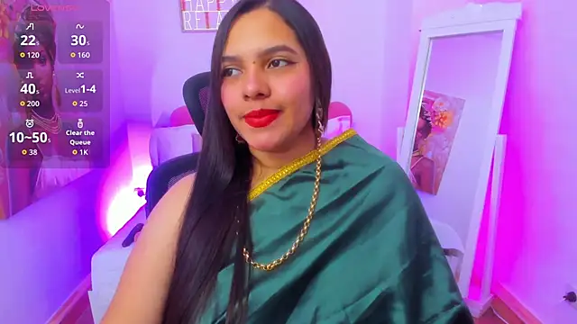 Snapshot of krishaa_ chatting on 12.22.25 krishaa online show from 12.22.25