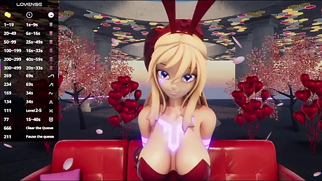 Snapshot of ElfieLove chatting on 02.14.26 ElfieLove online show from 02.14.26