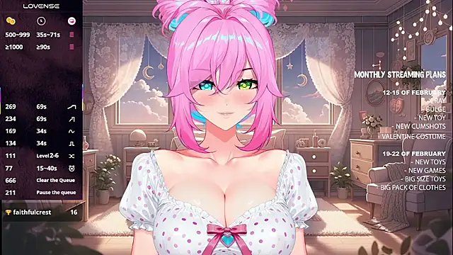 Snapshot of CosmicFaith chatting on 02.08.26 CosmicFaith online show from 02.08.26