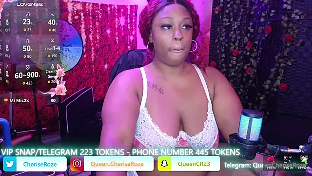 cheriserozequeen online show from 09.10.25