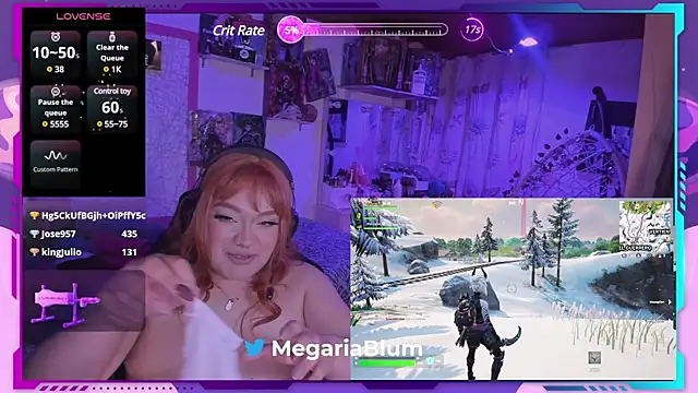 MegariaB online show from 01.11.25