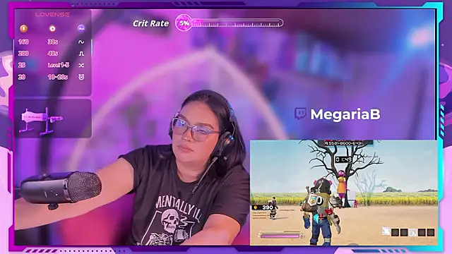 Snapshot of MegariaB chatting on 02.17.26 MegariaB online show from 02.17.26