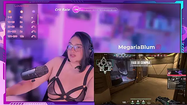 Snapshot of MegariaB chatting on 02.20.26 MegariaB online show from 02.20.26