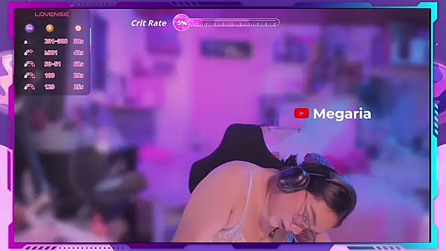 Snapshot of MegariaB chatting on 02.26.26 MegariaB online show from 02.26.26