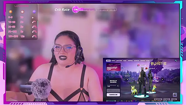 Snapshot of MegariaB chatting on 03.14.26 MegariaB online show from 03.14.26