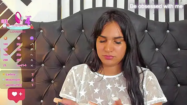 Snapshot of Kagome01 chatting on 03.19.25 Kagome01 online show from 03.19.25