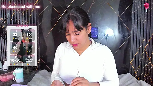 Snapshot of Kagome01 chatting on 12.03.25 Kagome01 online show from 12.03.25