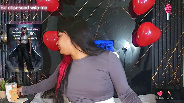 Snapshot of Kagome01 chatting on 02.22.26 Kagome01 online show from 02.22.26