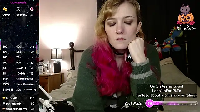 Snapshot of EllieeRose chatting on 03.14.26 EllieeRose online show from 03.14.26