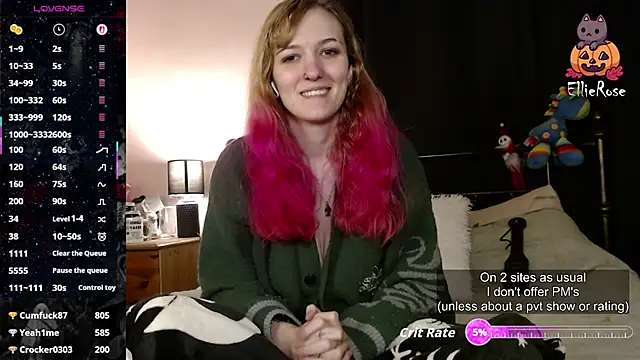 Snapshot of EllieeRose chatting on 03.15.26 EllieeRose online show from 03.15.26