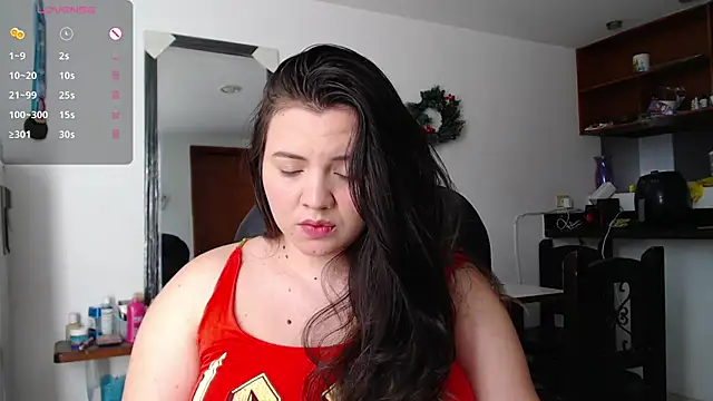 Snapshot of Sarahros1 chatting on 12.18.24 Sarahros1 online show from 12.18.24