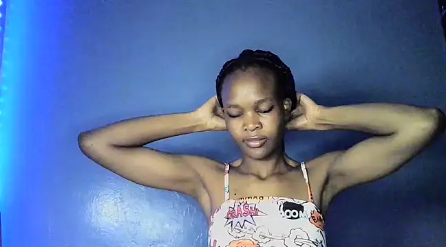 Snapshot of cyberbunnie chatting on 01.05.25 cyberbunnie online show from 01.05.25