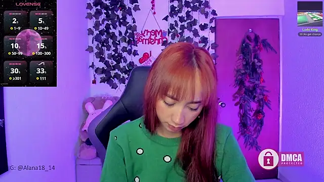 Snapshot of Alana_Pherson chatting on 12.31.24 Alana Pherson online show from 12.31.24