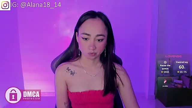 Snapshot of Alana_Pherson chatting on 01.08.26 Alana Pherson online show from 01.08.26