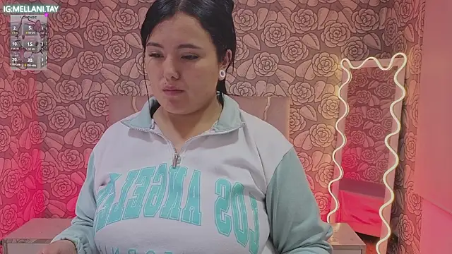 Snapshot of Mellani_tay chatting on 02.07.26 Mellani tay online show from 02.07.26
