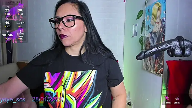 Snapshot of Yeye_scs chatting on 01.28.25 Yeye scs online show from 01.28.25