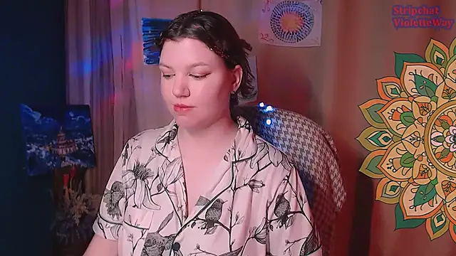 Snapshot of VioletteWay chatting on 02.26.25 VioletteWay online show from 02.26.25