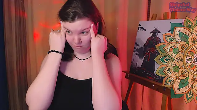 Snapshot of VioletteWay chatting on 03.17.25 VioletteWay online show from 03.17.25