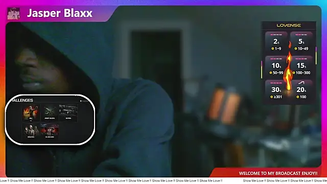 JasperBlaxx online show from 11.30.25