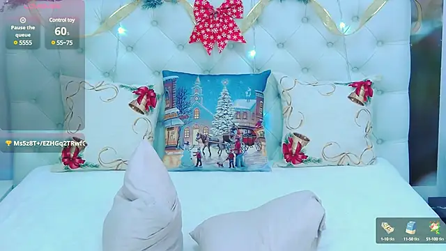 Snapshot of VioletUmi chatting on 12.18.24 VioletUmi online show from 12.18.24