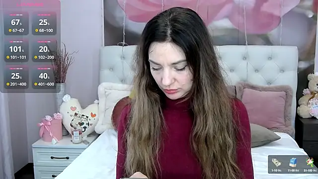 Snapshot of VioletUmi chatting on 03.19.25 VioletUmi online show from 03.19.25