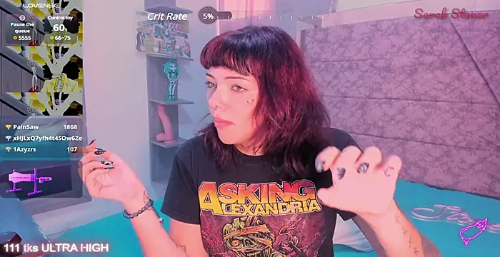 Snapshot of Sarah-Stoner chatting on 03.12.25 Sarah-Stoner online show from 03.12.25