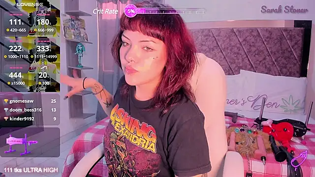 Snapshot of Sarah-Stoner chatting on 03.21.25 Sarah-Stoner online show from 03.21.25