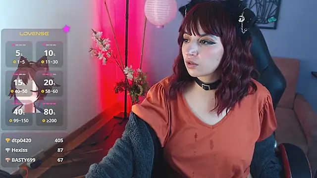 Snapshot of yumin3ko chatting on 01.03.25 yumin3ko online show from 01.03.25