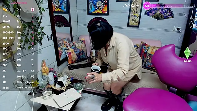 Snapshot of mirandaa_spark chatting on 01.10.25 mirandaa spark online show from 01.10.25