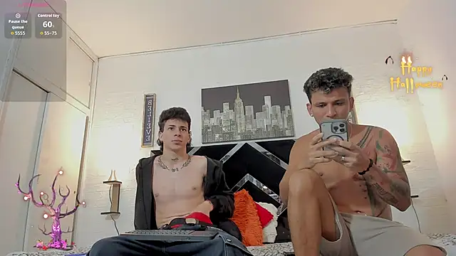 Snapshot of toyboys1 chatting on 10.16.25 toyboys1 online show from 10.16.25