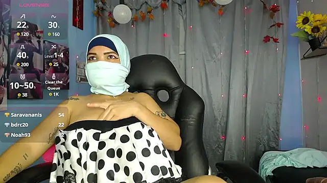 Snapshot of Falak-Yasin chatting on 01.31.25 Falak-Yasin online show from 01.31.25