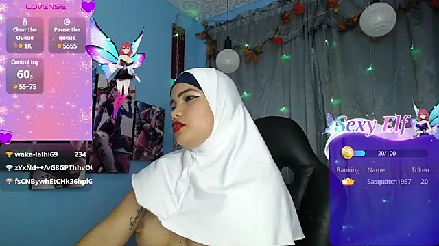 Snapshot of Falak-Yasin chatting on 02.26.25 Falak-Yasin online show from 02.26.25