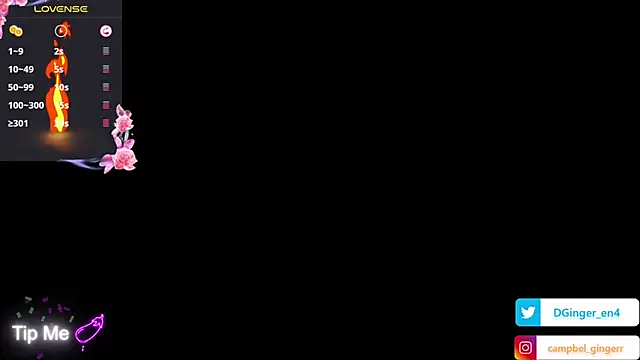 Snapshot of CampbelGinger chatting on 01.30.25 CampbelGinger online show from 01.30.25