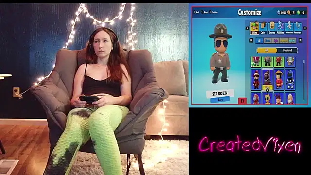 CreatedVixen online show from 10.20.25