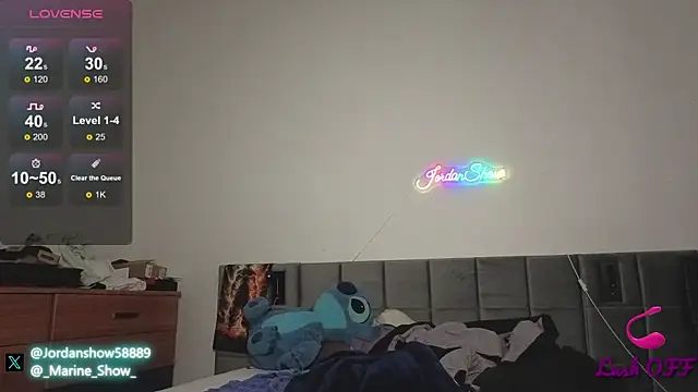 Snapshot of JordanShow chatting on 02.20.25 JordanShow online show from 02.20.25