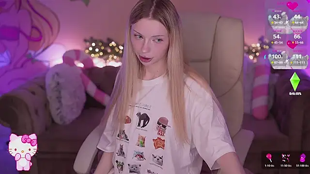 Snapshot of EviStar chatting on 12.18.25 EviStar online show from 12.18.25