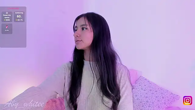 Snapshot of AbyWhitee chatting on 12.09.24 AbyWhitee online show from 12.09.24