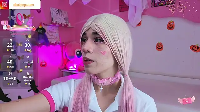 DaripQueen online show from 10.16.25