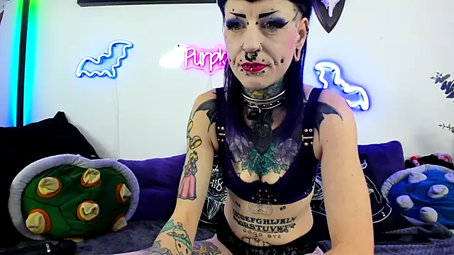 Purple Coffin666 online show from 04.14.26